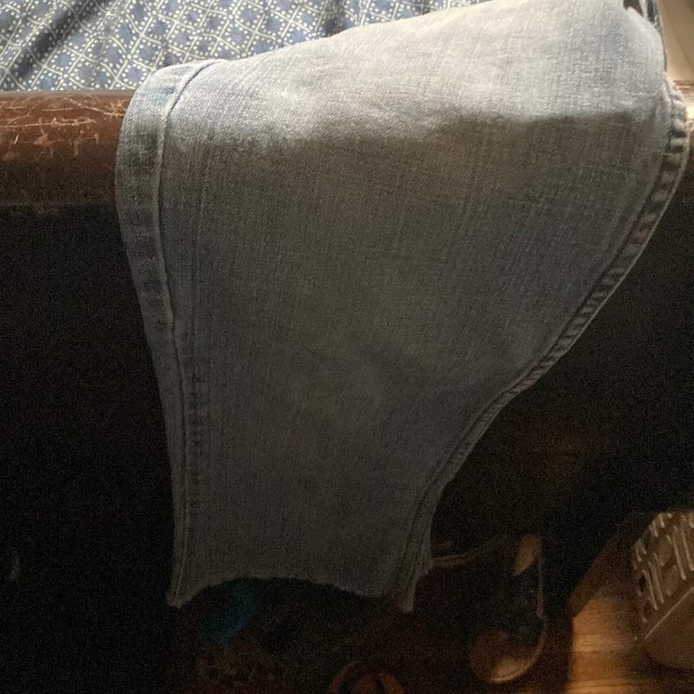 Jeans mannequins and red riding hood costume